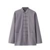 Chinese Style Tai Chi Cotton And Linen Tang Suit for Men Shirt (grey, M) view 1