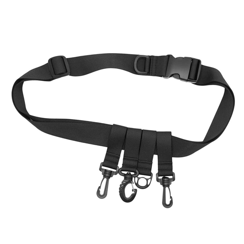 GOOHOCHY Nylon Material Fishing Belt Quick Release Wading Belt Holder Comfortable Fishing Waist Pack for Anglers
