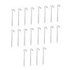 GOOHOCHY 20pcs Question Mark Shape Tent Stakes Heavy Duty Iron Ground Pegs for Camping Garden and Outdoor Use for Securing Tents and Canopies view 1