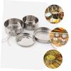 GOOHOCHY Stainless Steel Camping Pot Cookware Long Handle Outdoor Cooking Equipment Picnic Supplies view 2