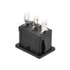 POWTAXBJGD Mini Boat Rocker Switch SPDT Black Marine Boat Toggle Switch On/Off/On AC 250V/6A 125V/10A 1PCS view 4