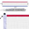 THWTGH 2025 Upgraded Portable Outdoor Volleyball Net Set with Adjustable Height Aluminum Poles, Volleyball Net for Backyard, Anti-Sag Design, Portable Volleyball Net for Backyard,Grass and Beach view 2