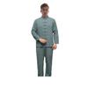 Chinese Style Tai Chi Cotton And Linen Tang Suit for Men Shirt (blue-green, L) view 2