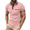 3XL Polo Shirts for Men Big and Tall Tee Shirts Mens Polo Shirts Orange Mens Shirt Vacation Shirt One Happy Camper Shirt Formal Shirts Branded Shirts for Men 2024 view 1