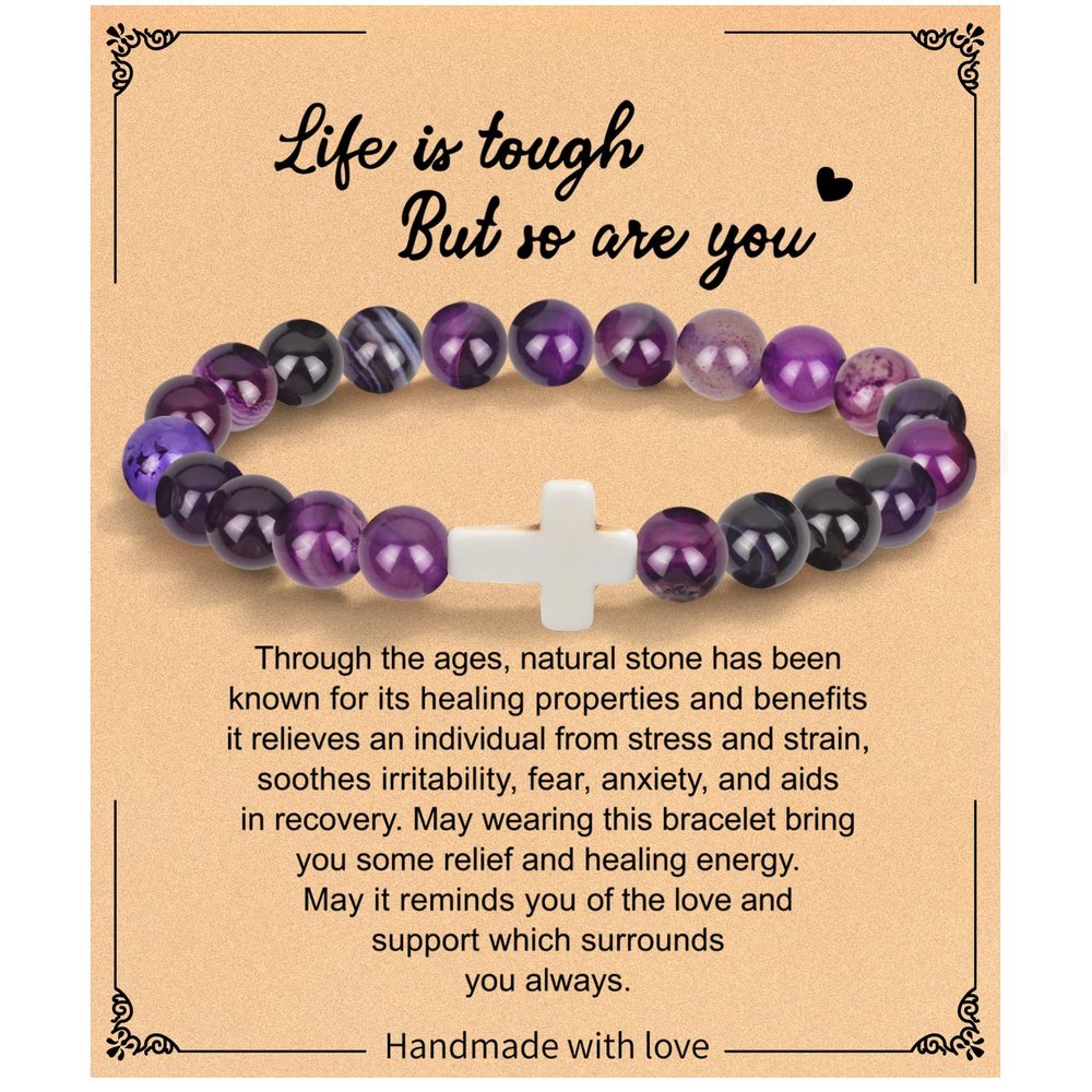 Paderast Christian Gifts for Women, Religious Cross Bracelet Gifts for for Mom/Daughter/Friend/Sister/Grandma
