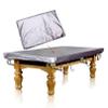 IINCOOY Pool Table Dust Cover, Waterproof Dustproof Full Size Billiard Pool Snooker Table Cover for 7 8 9 FT Pool Table (Color : Silver, Size : 9ft) view 1