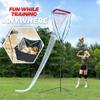 JOLORLY Volleyball Setter Trainer Net, Adjustable Height for Indoor and Outdoor Practice, Perfect for Serving, Spiking, and Setting Training Equipment (Red) view 2