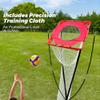 JOLORLY Volleyball Setter Trainer Net, Adjustable Height for Indoor and Outdoor Practice, Perfect for Serving, Spiking, and Setting Training Equipment (Red) view 3