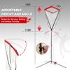JOLORLY Volleyball Setter Trainer Net, Adjustable Height for Indoor and Outdoor Practice, Perfect for Serving, Spiking, and Setting Training Equipment (Red) view 4