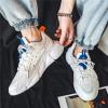 SPWAGYM Mens Running Tennis Walking Shoes Cushioning Mens Sneakers Workout Casual Sports Shoes for Men White Blue Size 8.5 view 4