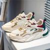 SPWAGYM Mens Running Tennis Walking Shoes Cushioning Mens Sneakers Workout Casual Sports Shoes for Men Beige Green Size 7 view 3