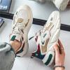 SPWAGYM Mens Running Tennis Walking Shoes Cushioning Mens Sneakers Workout Casual Sports Shoes for Men Beige Green Size 7 view 4