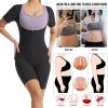 Vuirrm Sauna Suit Women, Sweat Vest Waist Trainers, Full Body Shaper Jumpsuit Fat Burn Tummy Slimming Shapewear for Fitness Sports,M,Silver view 2