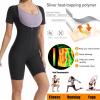 Vuirrm Sauna Suit Women, Sweat Vest Waist Trainers, Full Body Shaper Jumpsuit Fat Burn Tummy Slimming Shapewear for Fitness Sports,M,Silver view 3
