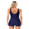Hedmy Womens Swimsuit Sports One Piece Bathing Suit for Teens Girls Athletic Swimsuits Backless Swimwear Admiral Medium view 4