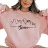 HQR Express Spain Skyline Sweatshirt and Hoodie, S5323 Pink view 2