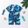 Baby/Toddler Boys Girls Swimsuit Kids Cartoon Print Bathing Suit Summer Beach Swimwear (Blue, 0-6 Months) view 4