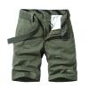 Muscularfit Cargo Shorts for Men 2024 Trendy Multi Pocket Cotton Tooling Shorts Casual Summer Beach Shorts Athletic Shorts view 1