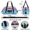 Dance-Bag for Girls Personalized Kids-Duffel-Bag Overnight Weekend Luggage Travel-Bag for Dancers view 2