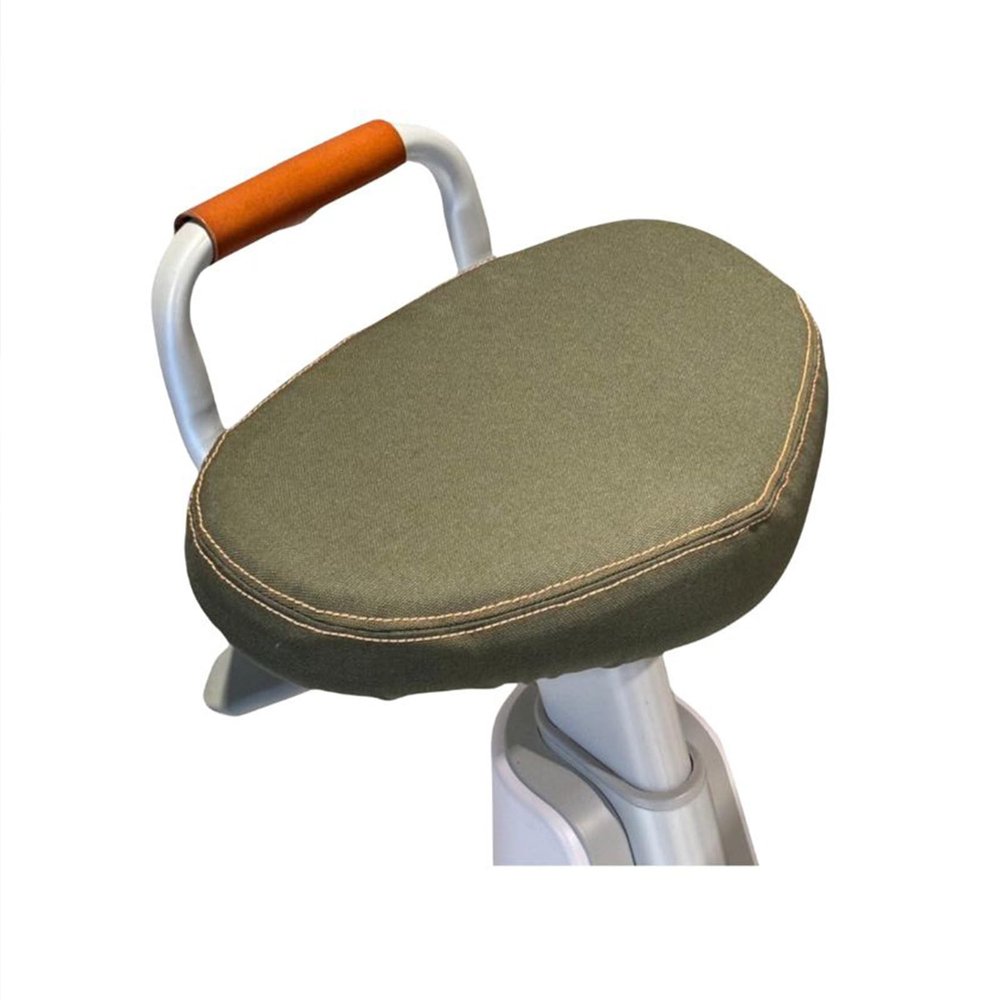 LifeSpan Fitness Ampera Bike Seat Cover - Handcrafted, 100% Cotton, Eco-Friendly, 3 Color Choices(Army Green)