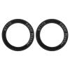 2Pcs Extended Bike Pedal Washers Ti Alloy Waterproof Rustproof Less Friction Remove Noise Road Bike Pedal Washers Black view 1