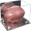 Football Display Case, Durable Clear Display Case with Mirror Base , Wall Mounted Case for Full Size Footballs, Sports Memorabilia, Collectibles, Keepsakes, Autographed Balls Items (A004/V41) view 1