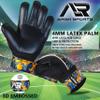 Arsh Sports Soccer Goalie Gloves, Football Goalkeeper Gloves for Kids Youth & Adult Strong Grip Finger Save 4mm Latex Finger Spine Protection (Gold-Black, Size 5 Suitable for 9-12 Years) view 2