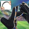 Arsh Sports Soccer Goalie Gloves, Football Goalkeeper Gloves for Kids Youth & Adult Strong Grip Finger Save 4mm Latex Finger Spine Protection (Gold-Black, Size 5 Suitable for 9-12 Years) view 3