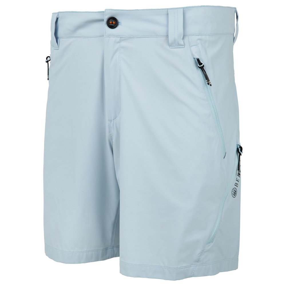 Beretta Men's Stretch Lightweight Quick Dry Casual Hiking Addax Flex Shorts with Pockets, Ice Grey, 2XL