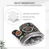 Heat Resistant Oven Mitt Archery-Target-Game Non-Slip Silicone Oven Gloves Cooking Gloves view 3