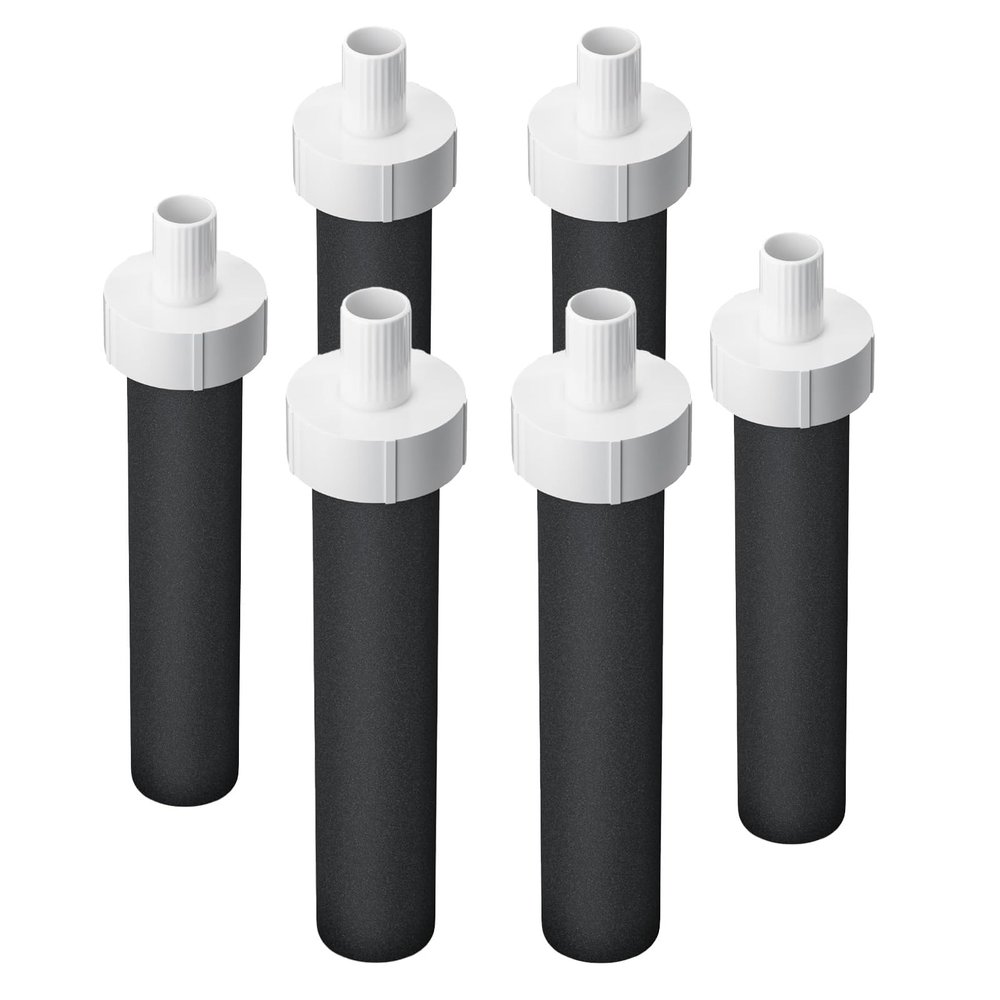 Replacement for Brita Water Filter,Water Bottle Filter Compatible with Brita BB06 Hard Sided Sport Bottle Filter and Stainless Steel, 6 Pack