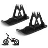 Jwthee Snow Scooter, Snow Bike Balanced Sled Ski Sled for Kids Sled Snowboard Snow Board Kit Snow Sledge Board Attachment for Training Bicycle Skiing Walker for Balance Bike Walker Golf Push Cart view 1