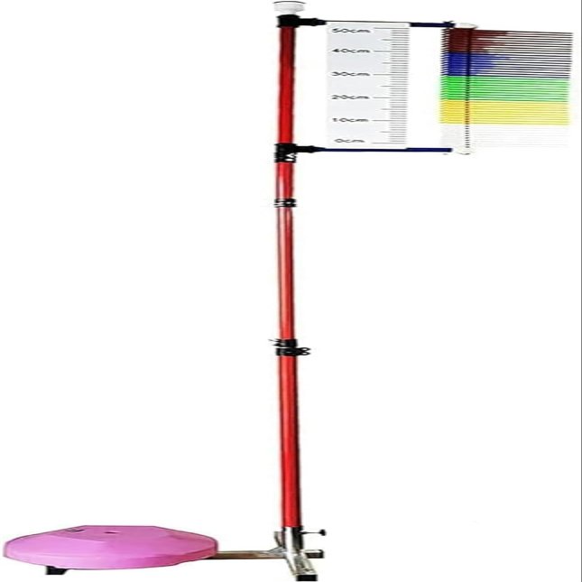 XARONF Basketball Volleyball Jumping Test Assessment Tool Vertical Jump Tester Jump Measurement Test Stick Pole Tool, 1.2m-3.5m Vertical Jump Trainer for Kids Youth