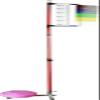 XARONF Basketball Volleyball Jumping Test Assessment Tool Vertical Jump Tester Jump Measurement Test Stick Pole Tool, 1.2m-3.5m Vertical Jump Trainer for Kids Youth view 1