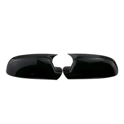 1 Pair Car Carbon Side Wing Mirror Cover Housing Compatible For Audi A4 S4 RS4 B8.5 A5 S5 2011-2015 Add On Side Rear View Mirror Cap Cover (Color : Glossy Black)