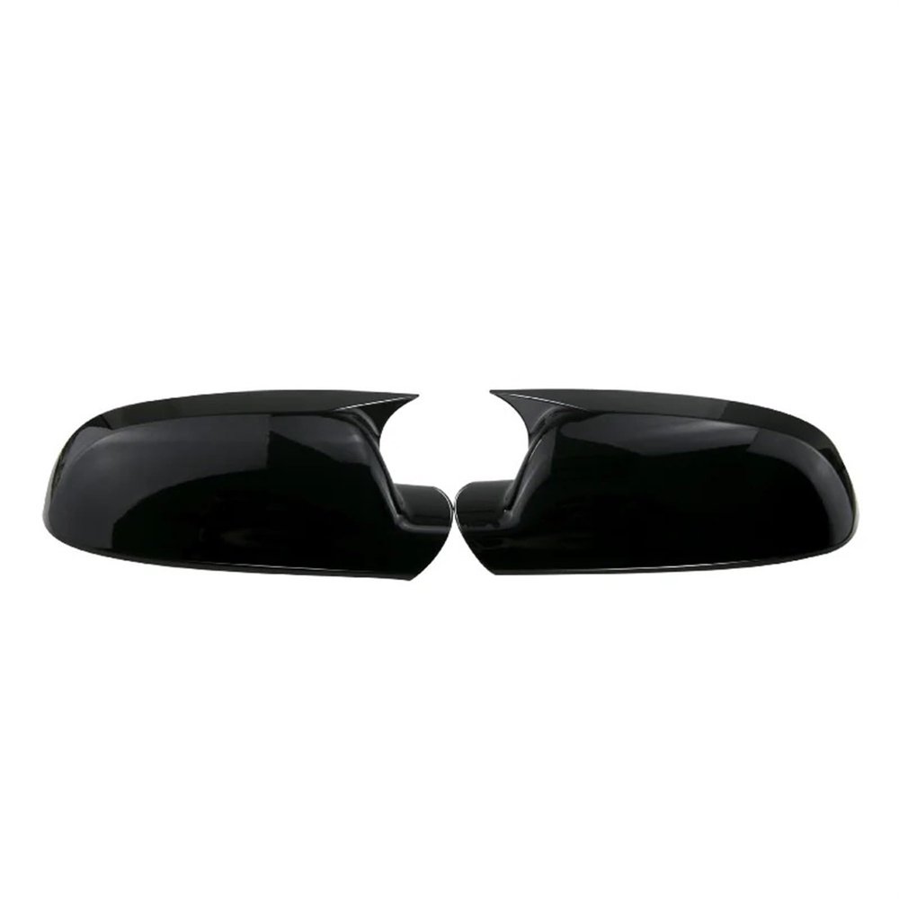 1 Pair Car Carbon Side Wing Mirror Cover Housing Compatible For Audi A4 S4 RS4 B8.5 A5 S5 2011-2015 Add On Side Rear View Mirror Cap Cover (Color : Glossy Black)
