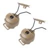 Black/Tan Nylon Tactical Military Headset Rail Adapter Replacement Parts for Fast/ACH/MICH Helmet view 4