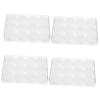 Ciieeo 4sets Decorative Storage Boxes Lids Jewelry Display Case Box for Gemstone Display view 1