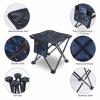 VOLIXOD Folding Portable Camping Stool for Adults, Lightweight Collapsible Stool for Outdoor Footrest Fishing Hiking Gardening and Beach with Carry Bag(400 LBS Capacity) view 4