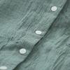 Womens 3/4 Sleeve Tops Cotton Linen Shirts V Neck Button Down Blouse Summer Casual Solid Tops Womens 3/4 Sleeve Tops Plus Size Summer Tops view 4