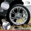 GTW Spyder 10 Inch Aluminum Golf Cart Wheel 10x7 | 4-4 Bolt | 3:4 Offset (Machined/Matte Silver) view 4