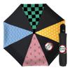 ABYSTYLE Demon Slayer Kimetsu No Yaiba Slayers Semi-Automatic Portable Folding Umbrella with Matching Carrying Pouch Durable Construction Perfect for Cosplay Anime Manga Accessories Gift view 4