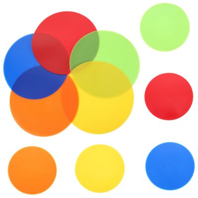 POPETPOP 10pcs Football Training Tools Sign Discs Soccer Training Markers Bright PVC for Sports Games Agility Drills