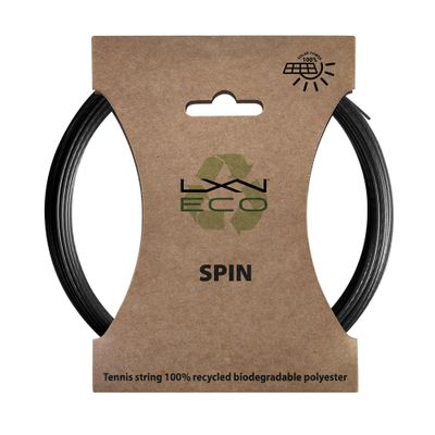 Luxilon Eco Spin Tennis String - Set, Black