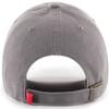 47 Brand MLB Dark Gray Team Color Primary Logo Clean Up Adjustable Strap Baseball Dad Hat Cap, Adult One Size Fits All - Los Angeles Angels - Dark Gray Team Color view 2