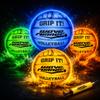 Wave Runner Grip-It Glow in the Dark LED Volleyball Waterproof Light-Up Ball for Beach, Pool & Night Play Sure-Grip Texture, Soft-Impact, Outdoor Sports Toy for Kids, Teens & Adults view 1