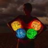 Wave Runner Grip-It Glow in the Dark LED Volleyball Waterproof Light-Up Ball for Beach, Pool & Night Play Sure-Grip Texture, Soft-Impact, Outdoor Sports Toy for Kids, Teens & Adults view 3