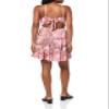 Angie Women's Printed Short Sleeve Smocked Tiered Dress view 2