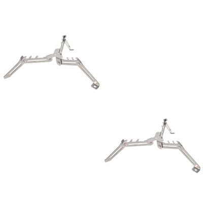 POPETPOP 2pcs Gas Tank Bracket Folding Holder for Camping and Outdoor Activities Compact Stand for Gas Canister Stability Uneven