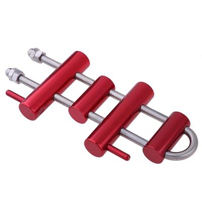 YWJLQH Premium Climbing Gear Set with Descender Device, Red